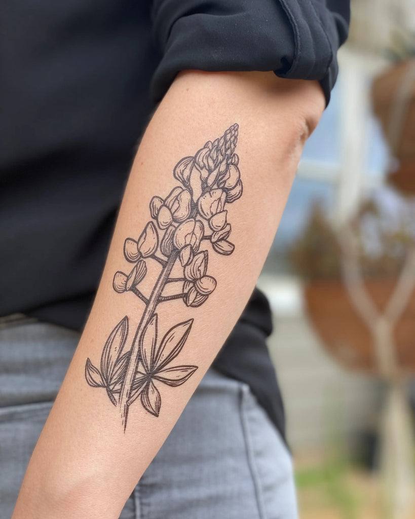 Bluebonnet Temporary Tattoo – nature+nurture